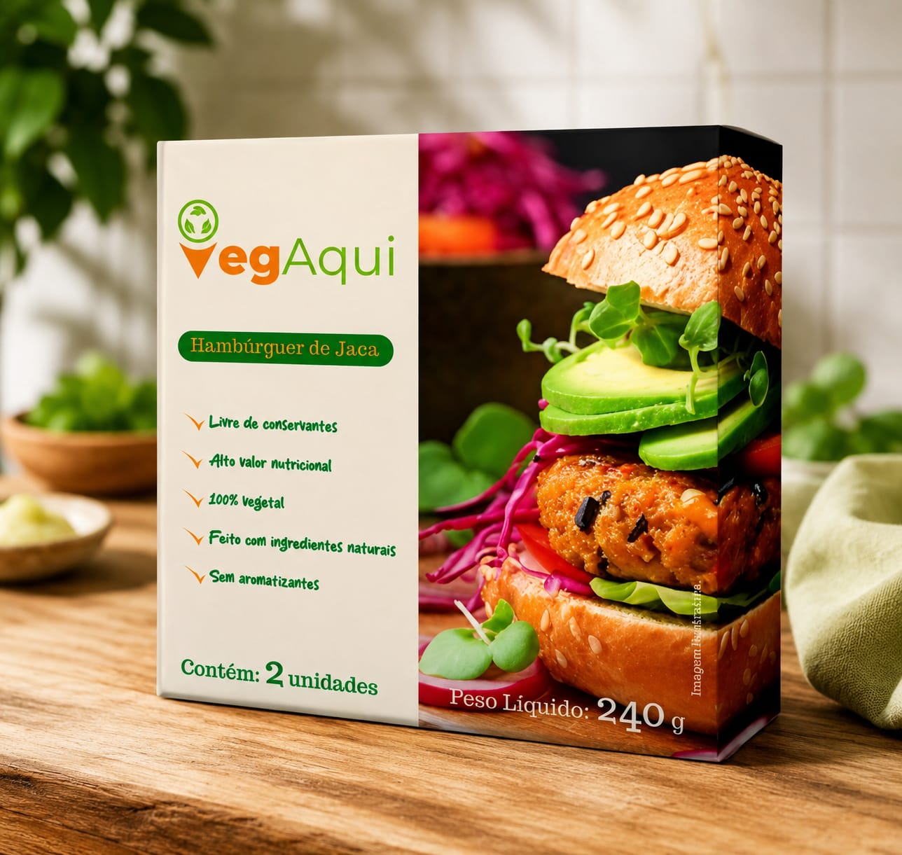 Hambúrguer de Jaca Congelado
